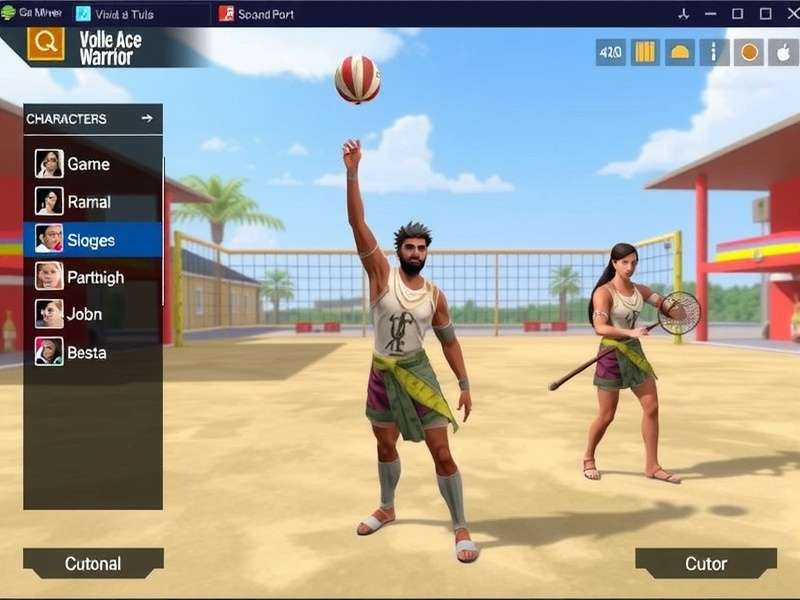 Mahal Volley Ace Warrior Gameplay Screenshot