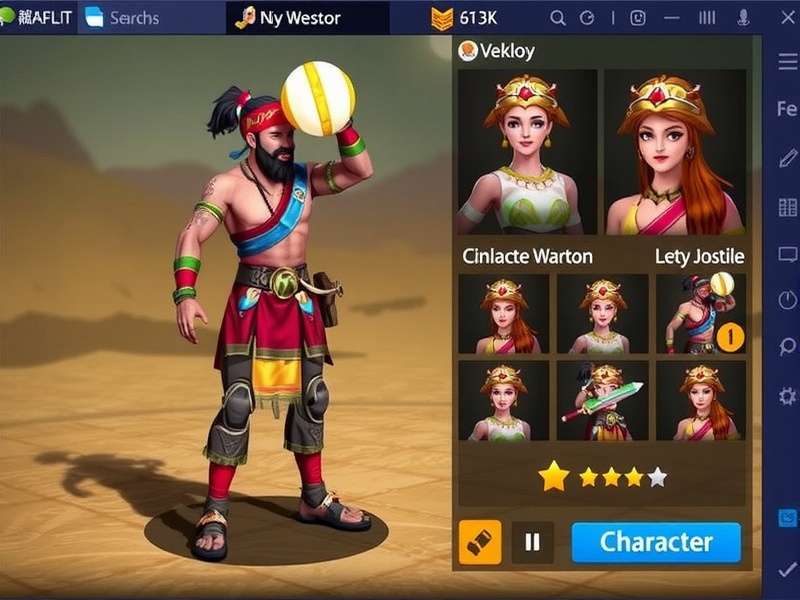 Mahal Volley Ace Warrior Character Customization